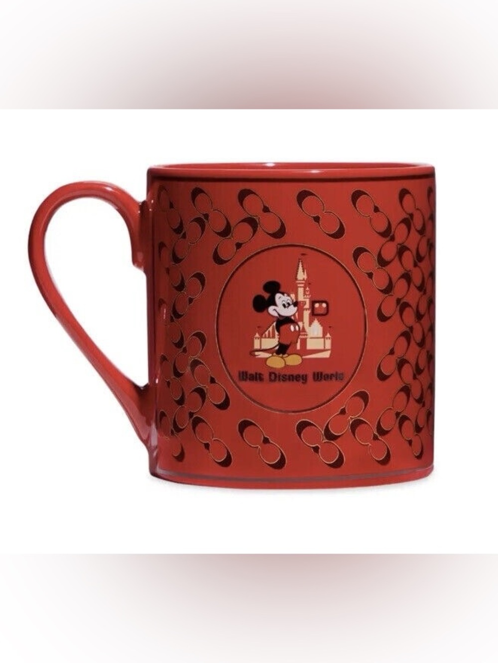 Disney World Parks Mickey Mouse by COACH Ceramic Coffee Mug